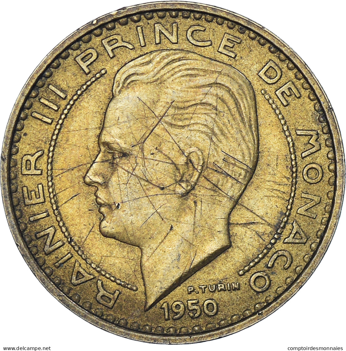 Monnaie, Monaco, 50 Francs, 1950 - 1949-1956 Franchi Antichi