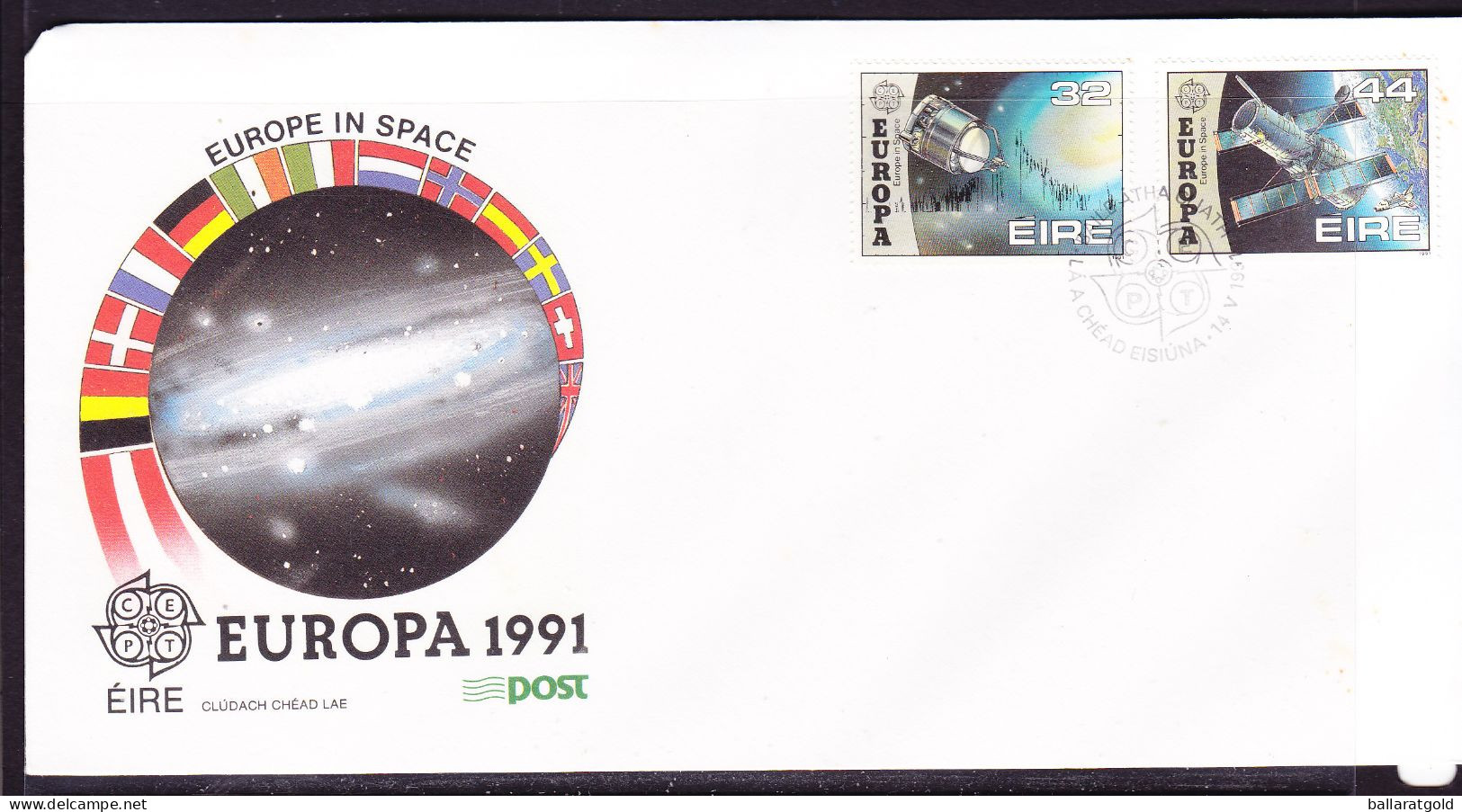 Ireland 1991 Europa First Day Cover - Unaddressed - Brieven En Documenten