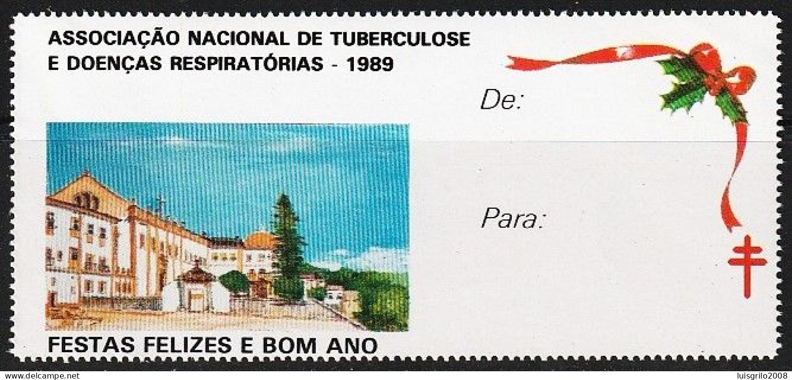 Vignette/ Vinheta, Portugal 1989 - Associação  Nac. Tuberculose E Doenças Respiratórias -||- MNH - Emissions Locales