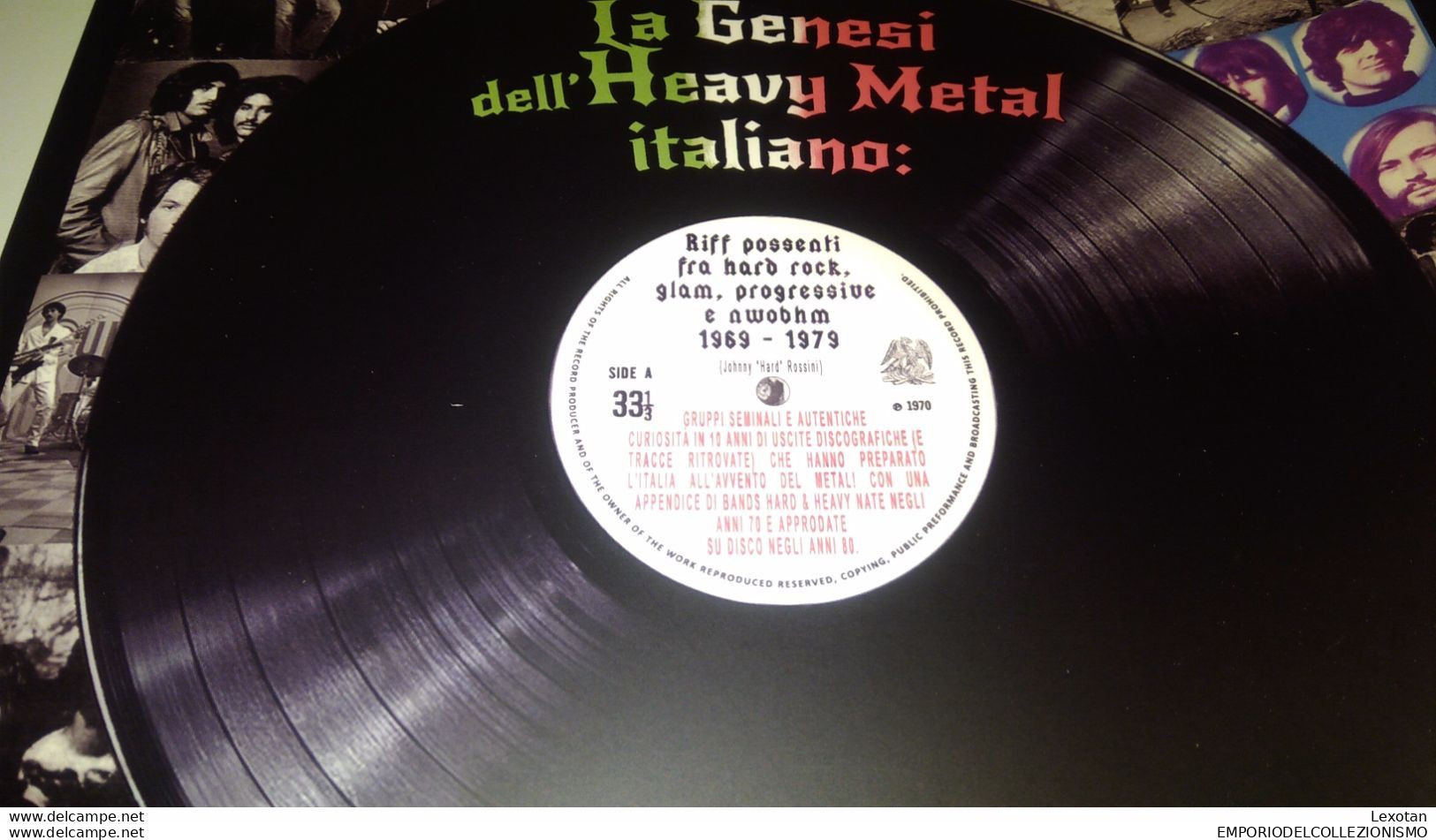 Heavy Metal Hard Rock Italiano ITALY Progressive Prog Libro Anni 1969 1979 1980 70 80 45 Giri Lp 33 Cd Bio Foto Beat 7" - Cinema Y Música