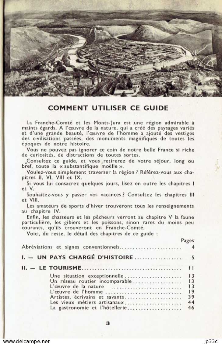 Franche-Comté Monts Jura : Ancien Guide Régional Des Départements Haute Saône, Belfort, Doubs, Jura, Ain - Franche-Comté