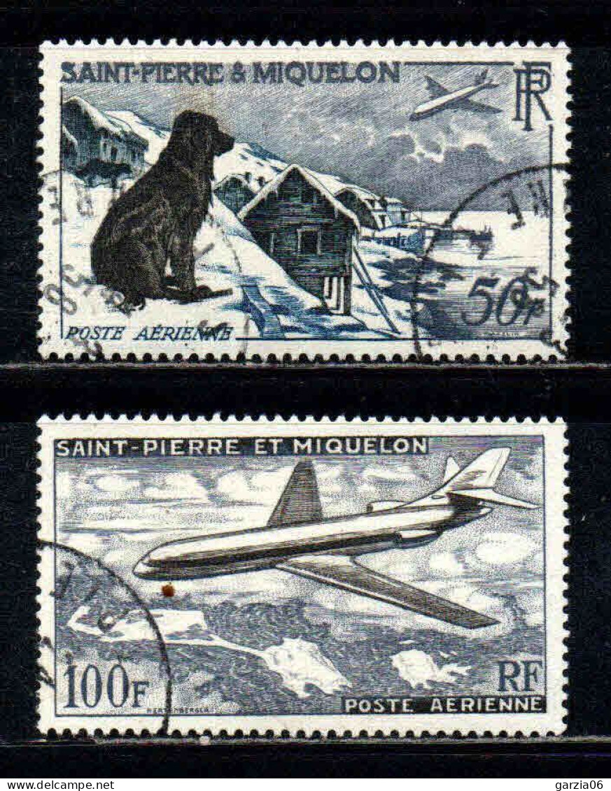 St Pierre Et Miquelon - 1957 - Avion - PA 24/25 - Oblit - Used - Oblitérés