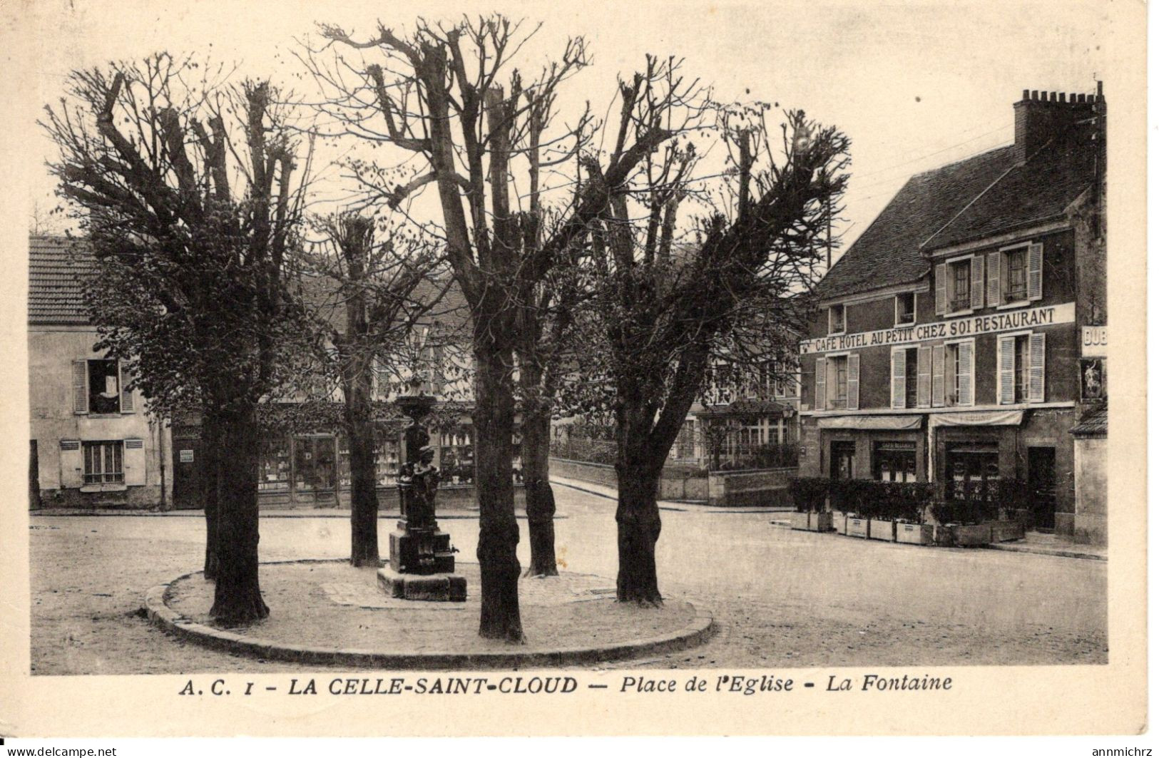 LA CELLE SAINT CLOUD PLACE DE L'EGLISE - La Celle Saint Cloud