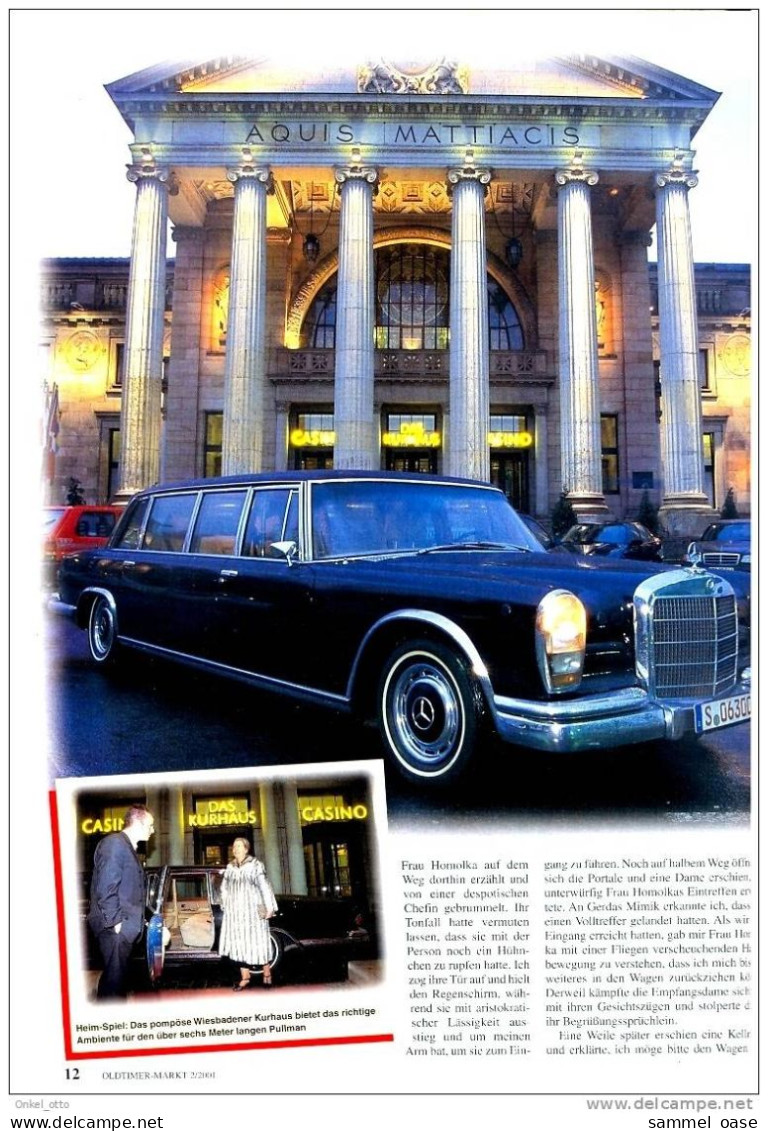 Oldtimer Markt 2001 - Königlicher Tag Im Mercedes 600 - Automobile & Transport