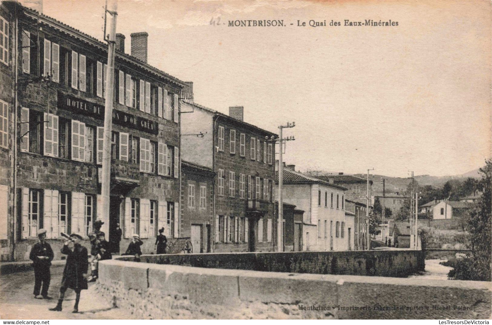 FRANCE - Montbrison - Le Quai - Carte Postale Ancienne - Montbrison