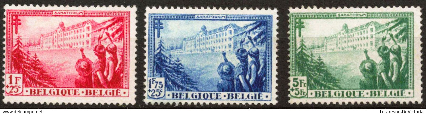 Timbres Belgique - 1932 - Série Dite Sana - COB 356/62** MNH - Cote 330 - Ungebraucht