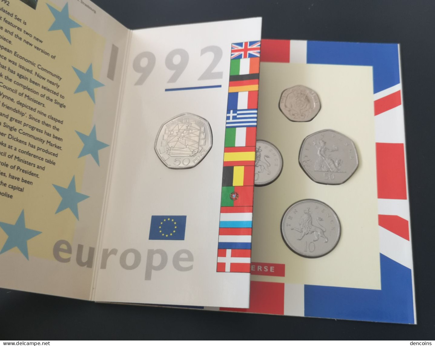 UNITED KINGDOM 1992 GREAT BRITAIN BU SET – ORIGINAL - GRAN BRETAÑA GB - Mint Sets & Proof Sets