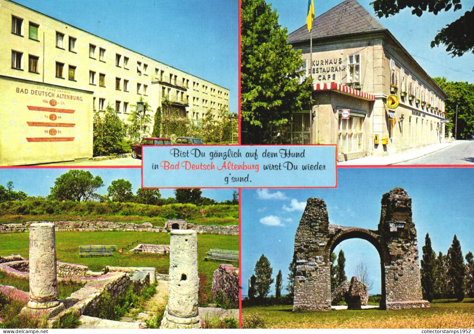 AUSTRIA, LOWER AUSTRIA, BAD DEUTSCH ALTENBURG, SPA CENTER, AMPHITHEATER - Bad Deutsch-Altenburg