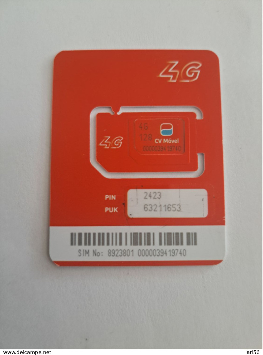 CABO VERDE / GSM SIM CARD / CV MOVEL/ 4G   MINT CARD IN ORIGINAL PACKING     ** 15450*** - Kaapverdische Eilanden