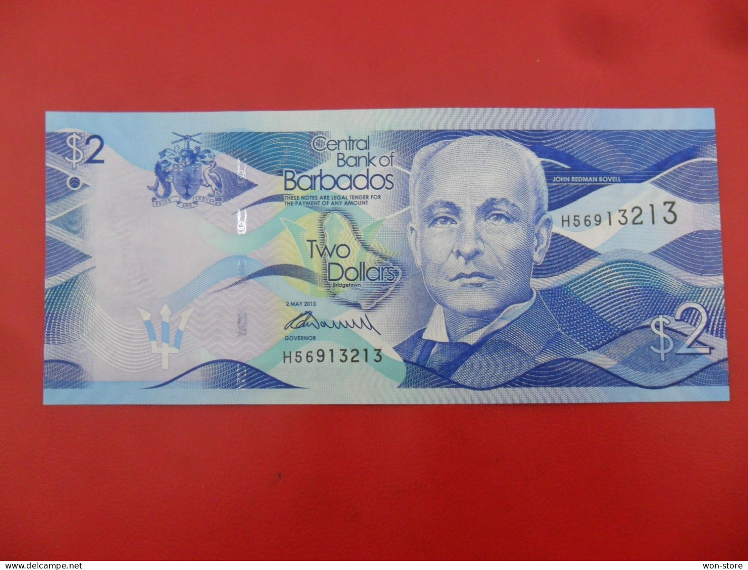 7562 - Barbados 2 Dollars 2013 - Barbades