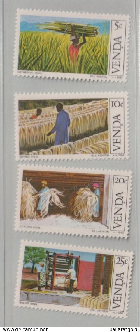 Venda 1982 Sisal Industry Set MNH - Venda