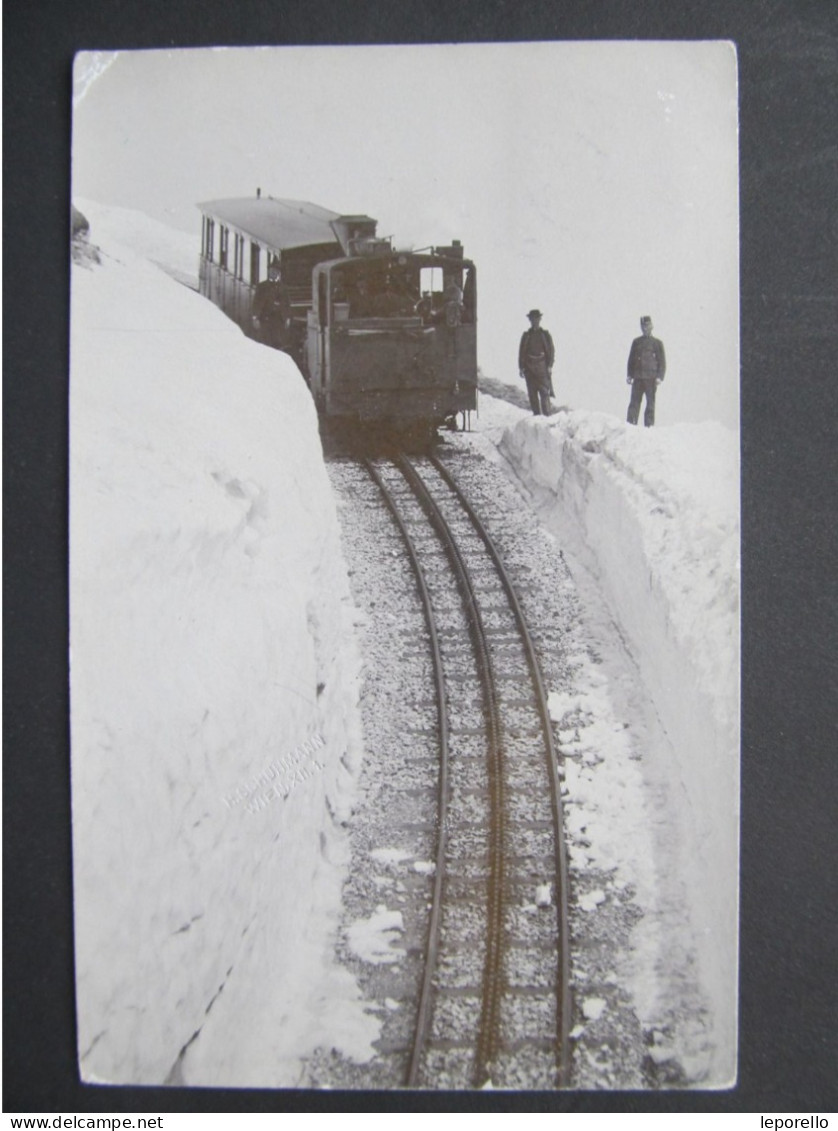 AK Schneeberg Zahnradbahn Eisenbahn  1910 /// R1266 - Schneeberggebiet