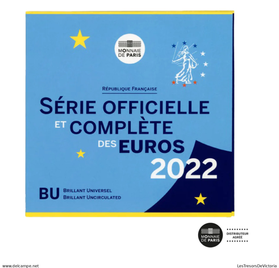 Monnaies - Série Brillant Universel - France - 2022 - Nouvelle Face Nationale - France