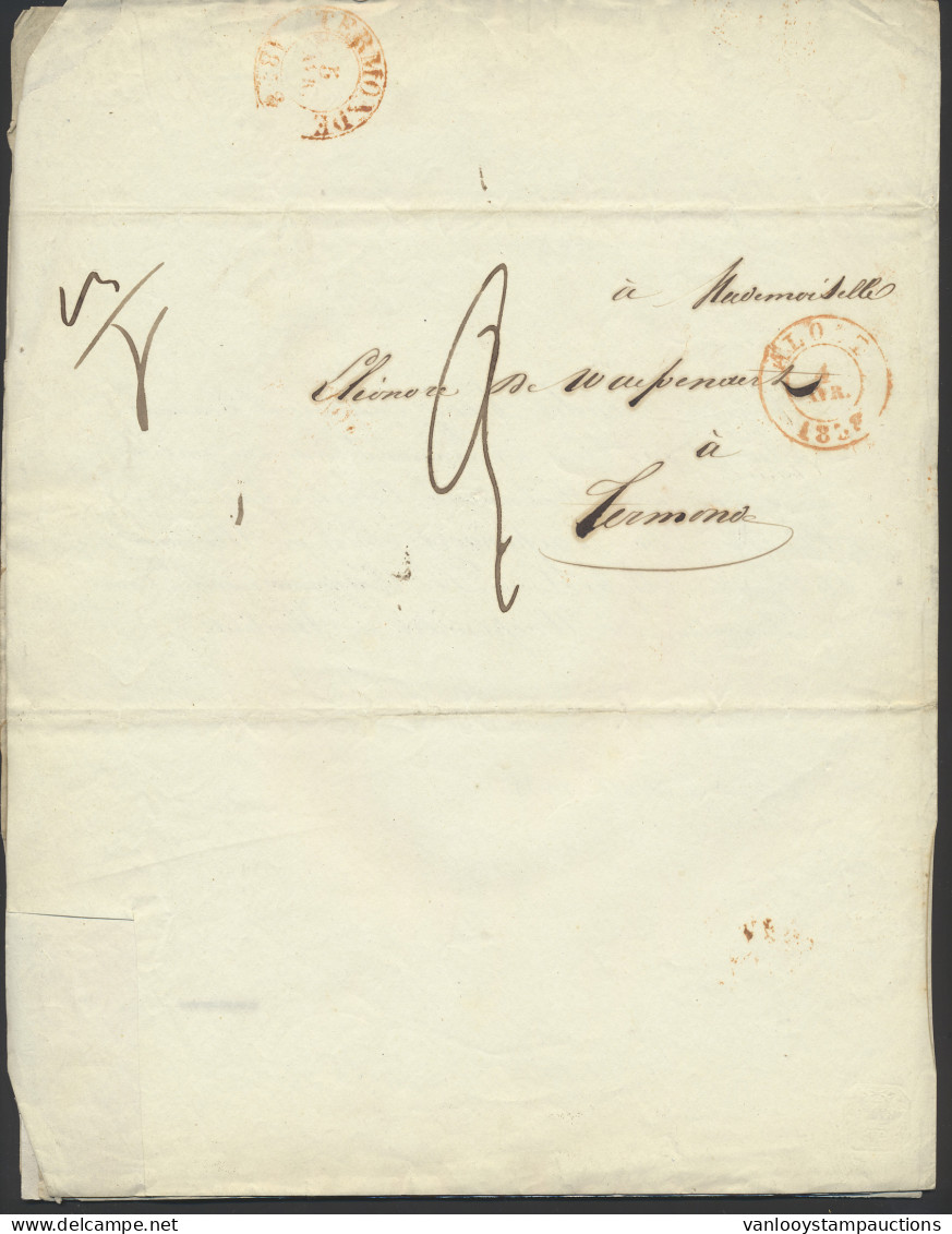 1823/1838, 7 Huwelijksuitnodigingen, Leuk Materiaal, Zm. - Autres & Non Classés