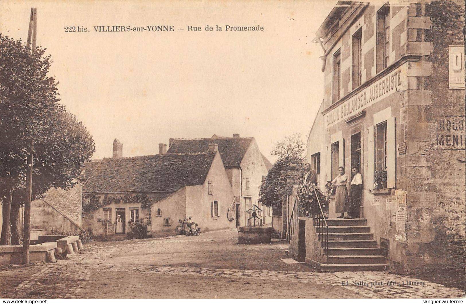 CPA 58 VILLIERS SUR YONNE / RUE DE LA PROMENADE - Other & Unclassified