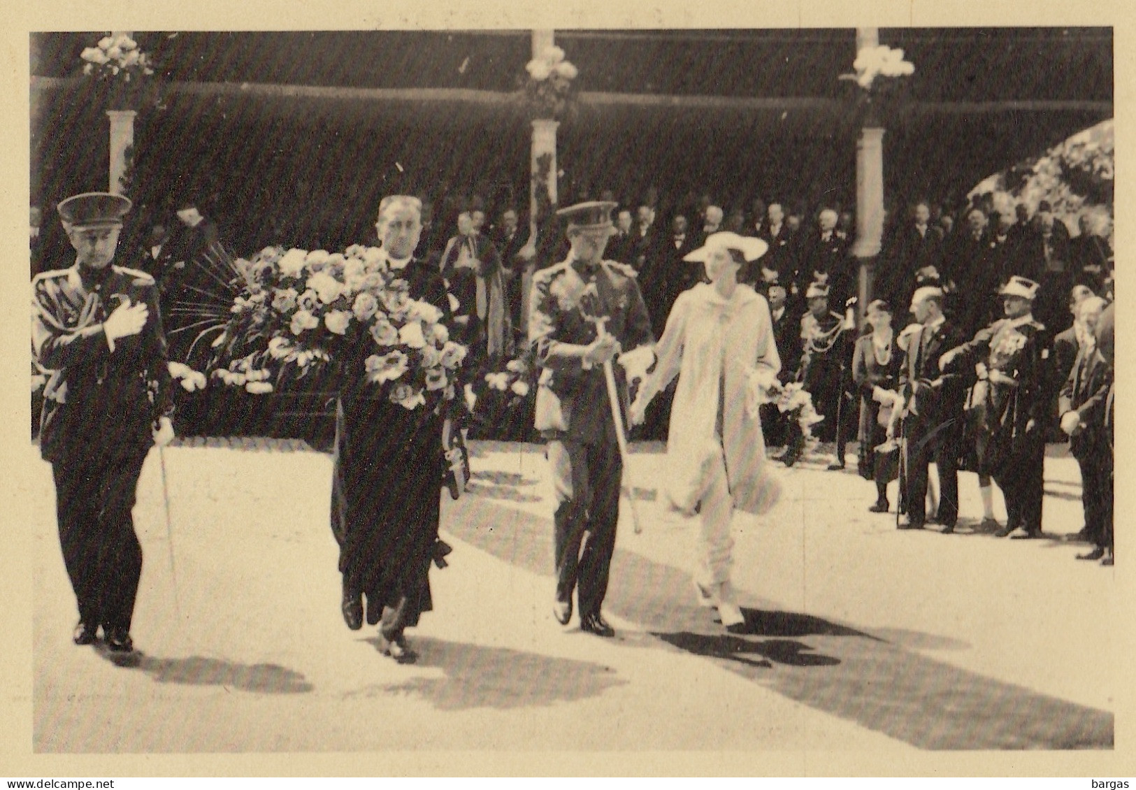 Carte Braine L'alleud Collège Cardinal Mercier CCM Inauguration Monument Roi Et La Reine - Braine-l'Alleud