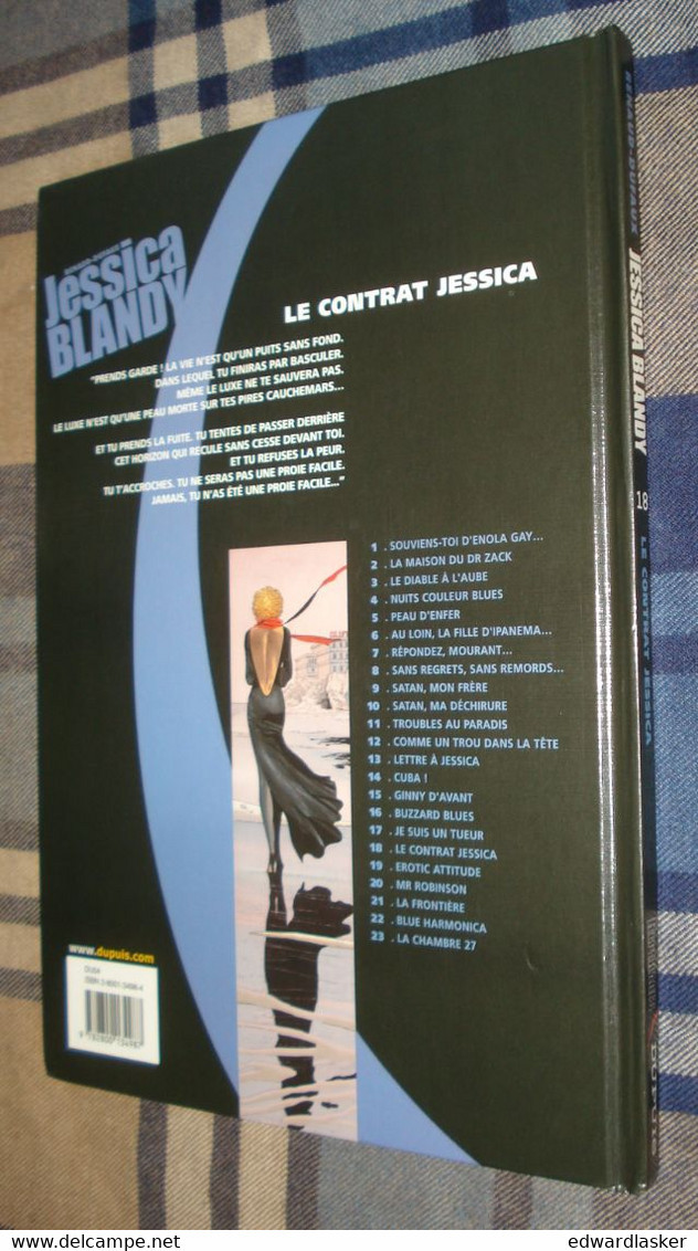 JESSICA BLANDY N°18 : Le Contrat Jessica - Rééd. Dupuis 2006 - Renaud Dufaux - Jessica Blandy