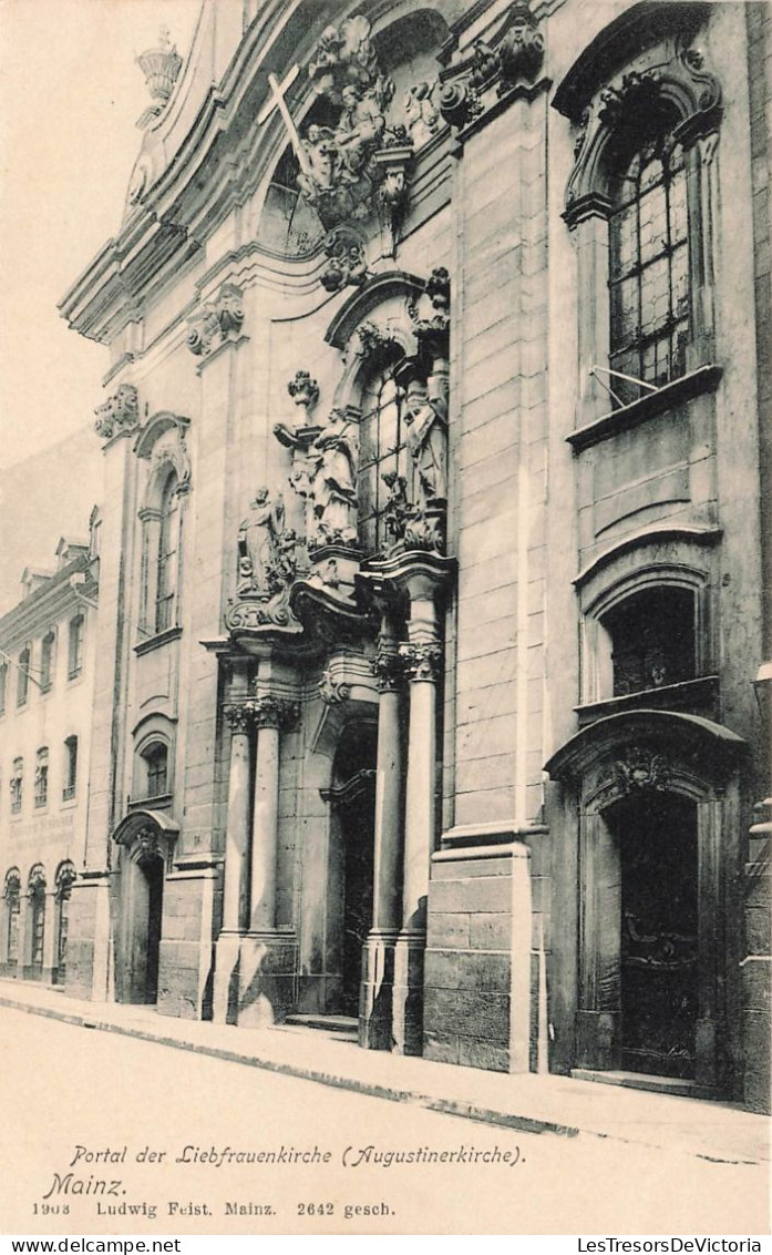 ALLEMAGNE - Mainz -  Portail De La Liebfrauenkirche - Carte Postale Ancienne - Mainz