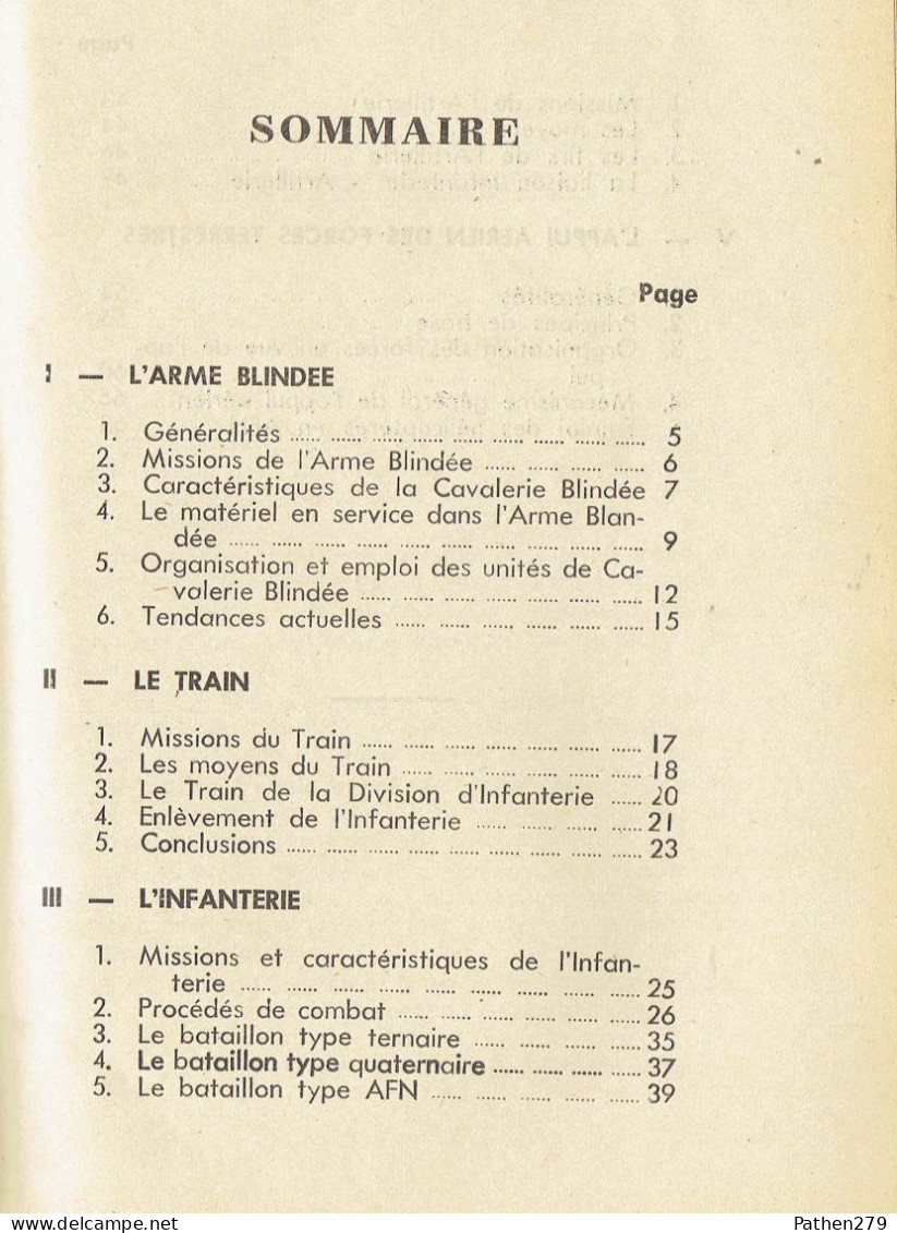 Fascicule De Cours "Emploi Des Armes" - ESAA Nimes - Cour Pratique De Tir Antiaérien - 1957 - Français