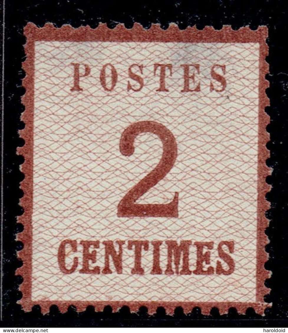 ALSACE LORRAINE - N°2 NSG - AMINCI - Unused Stamps