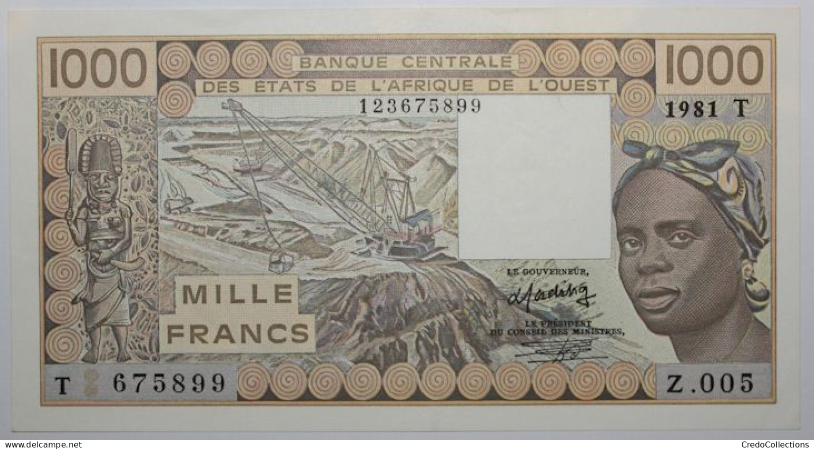 Sénégal - 1000 Francs - 1981 - PICK 807 Tb - SPL - États D'Afrique De L'Ouest