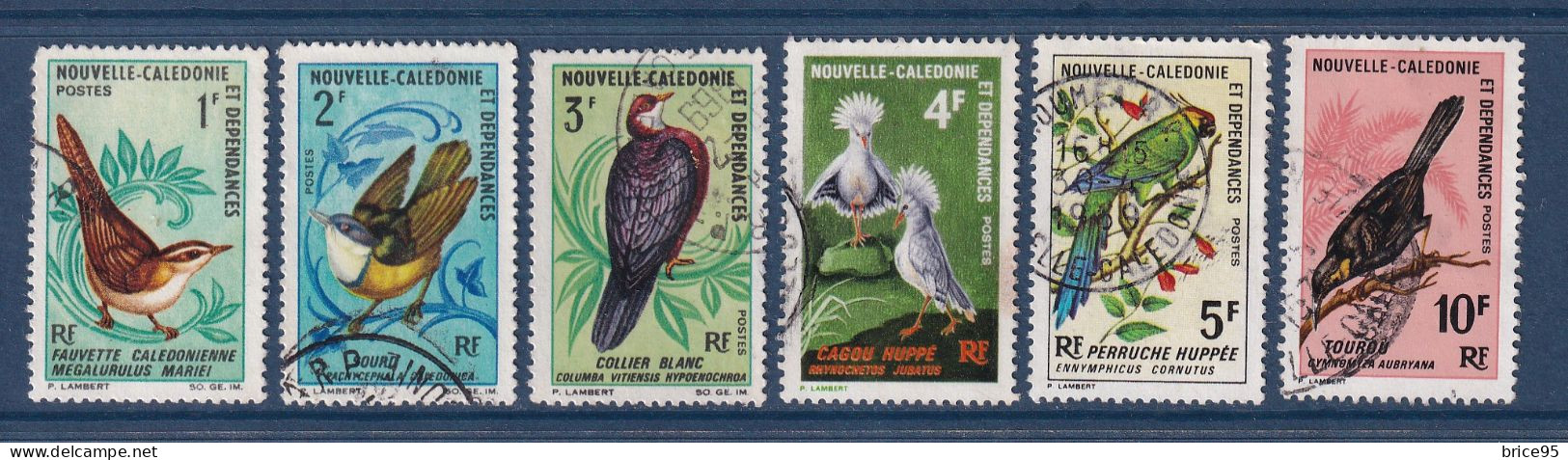 Nouvelle Calédonie - YT N° 345 à 350 - Oblitéré - 1967 à 1968 - Used Stamps