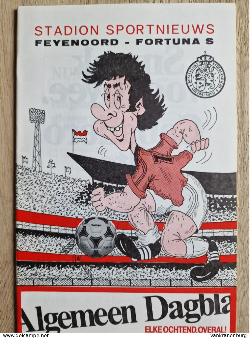 Programme Feyenoord - Fortuna Sittard - 2.5.1984 - Dutch Cup Final - Holland - Programm - Football - KNVB Beker Finale - Livres