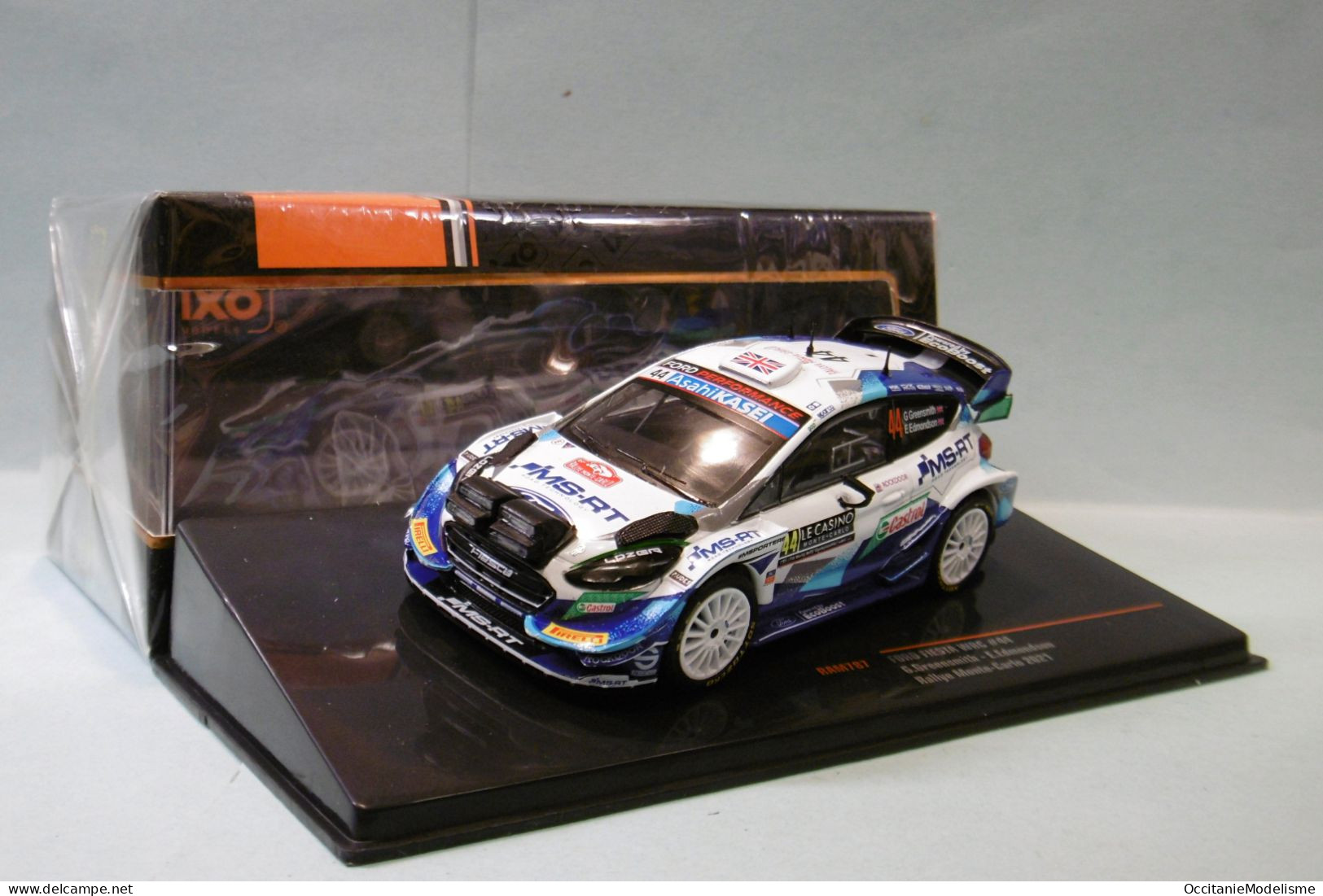 Ixo - FORD FIESTA WRC #44 Rallye Monte-Carlo 2021 Greensmith - Edmondson Réf. RAM787 NBO Neuf 1/43 - Ixo