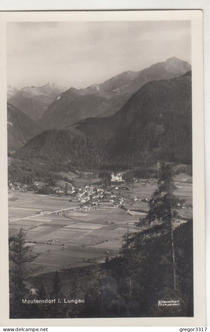 D5258) MAUTERNDORF Im LUNGAU - Alte FOTO AK Knollmüller 1935 - Mauterndorf