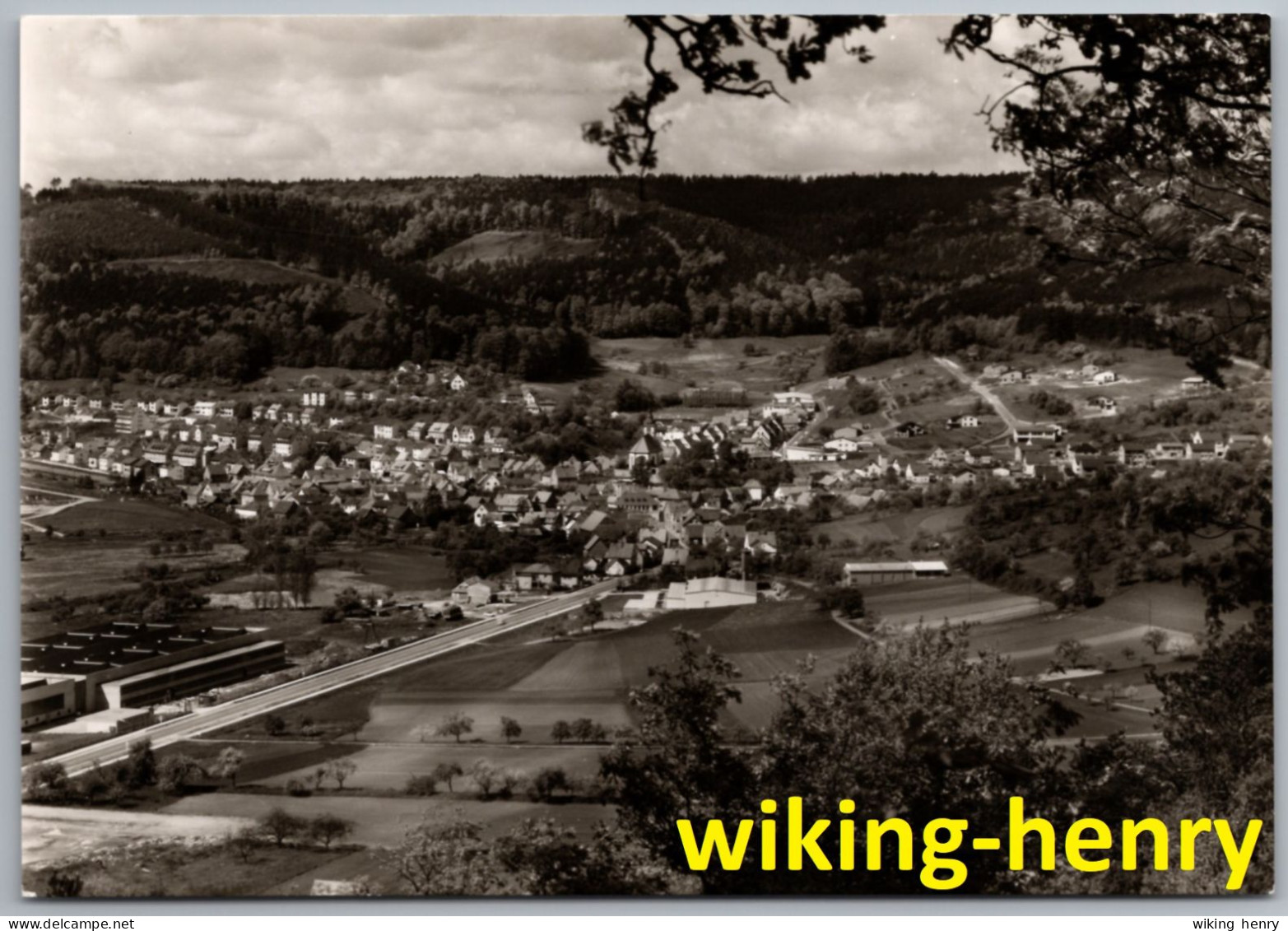 Breuberg Sandbach - S/w Blick Vom Breuberg - Odenwald