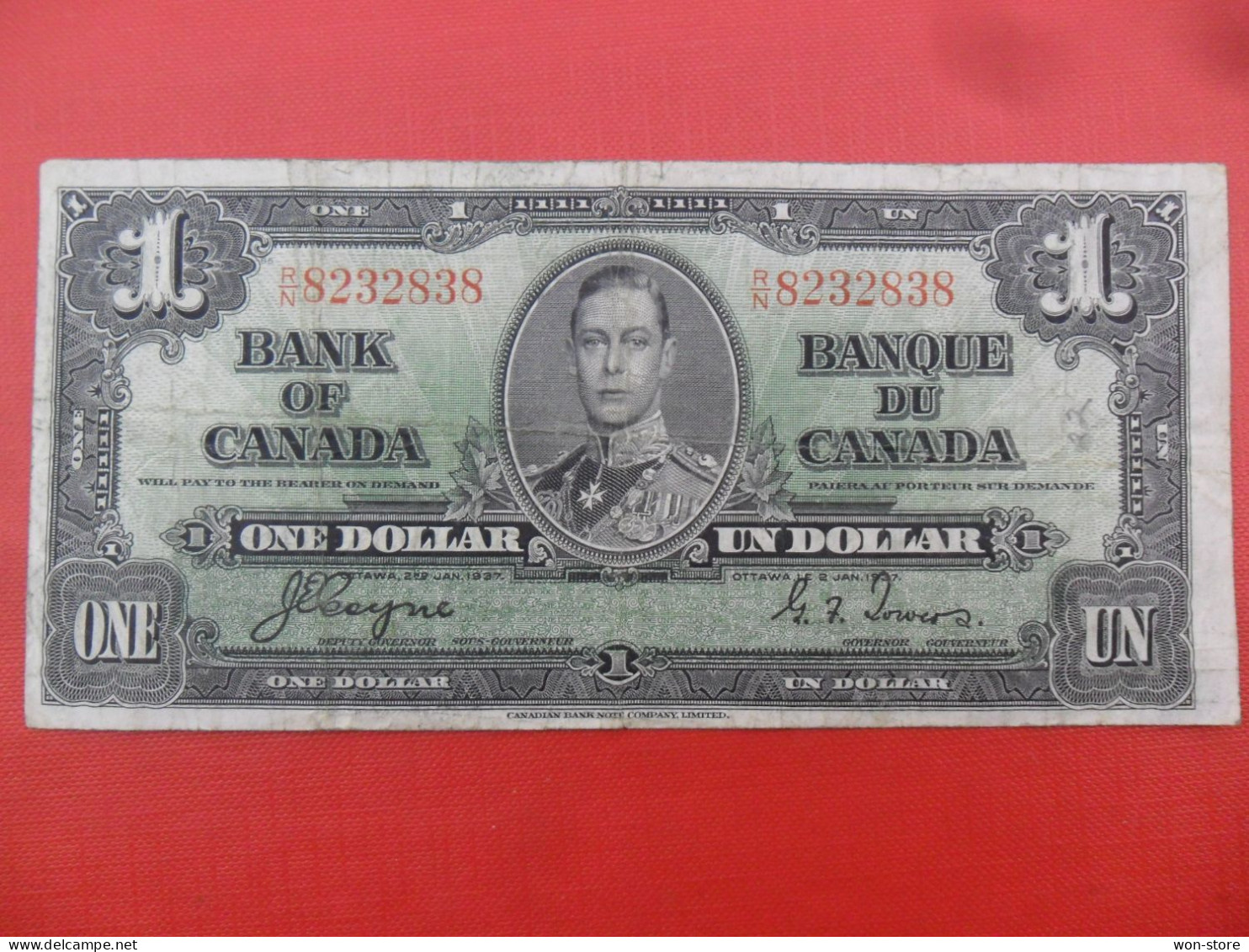 7800 - Canada 1 Dollar 1937 - P-58e - Kanada