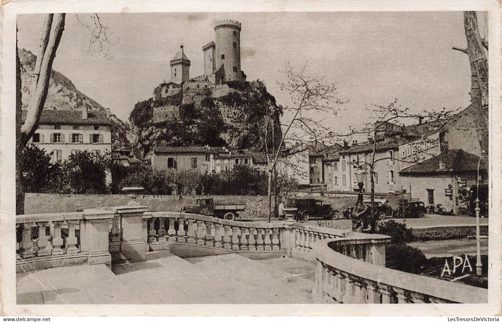 FRANCE - Foix - L'Ariège Vu Du Square Gabriel Fauré -  Carte Postale Ancienne - Foix