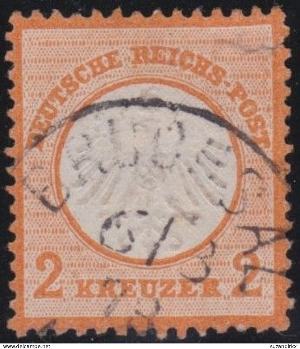 Deutsches Reich  -     Michel   -  8  (2 Scans)  -   O     -    Gestempelt - Gebraucht