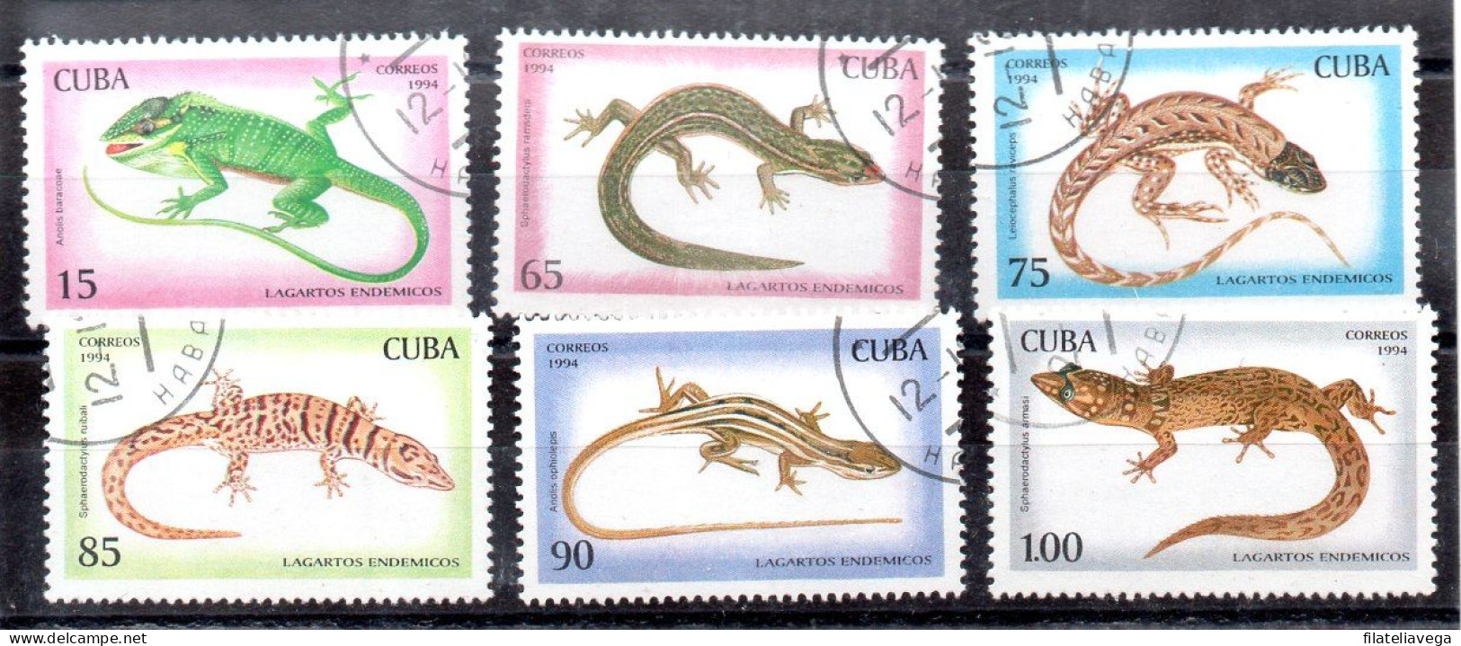 Cuba Serie Nº Yvert 3412/17 O - Used Stamps