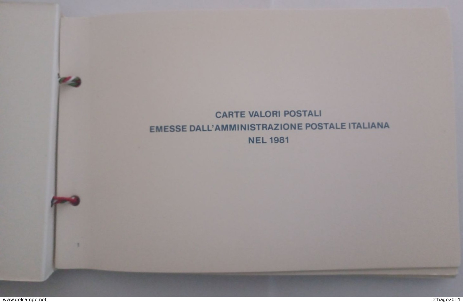 LIBRETTO EMISSIONE CARTE VALORI POSTALI 1983 COMPLETO DI FRANCOBOLLI SCS - Booklets