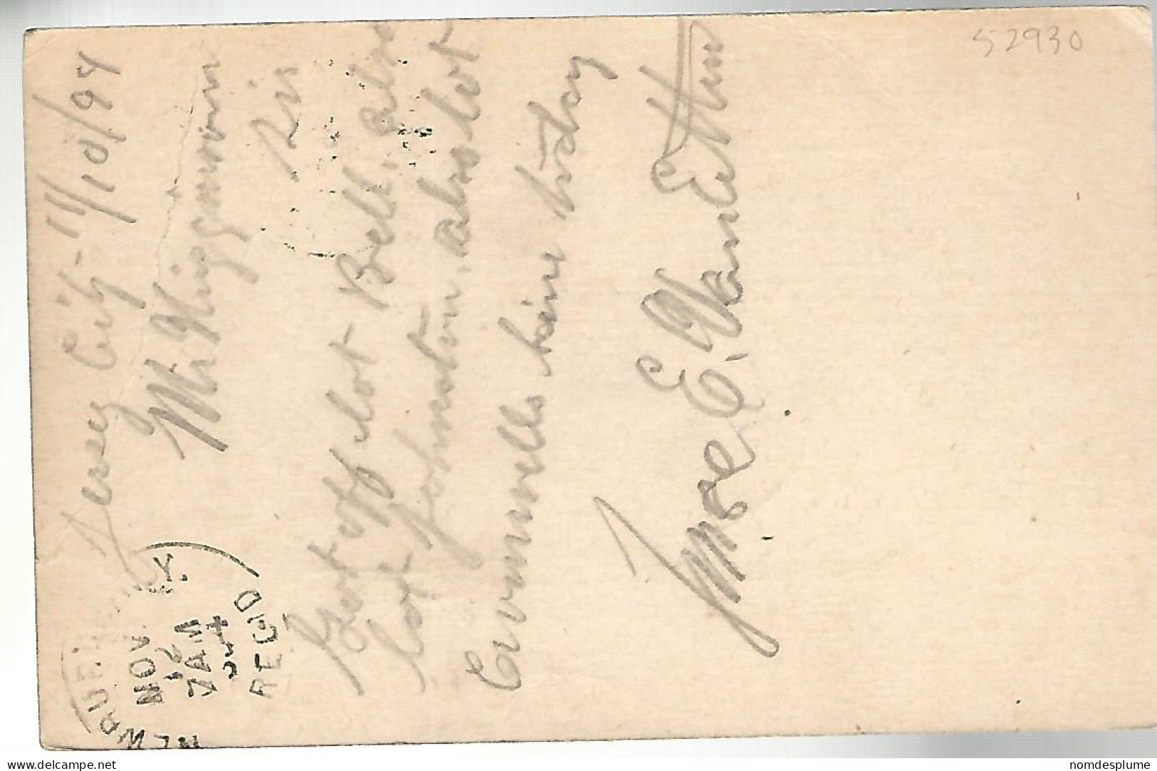 52930 ) USA Postal Stationery Newburgh Jersey City Postmarks Duplex 1895 - ...-1900