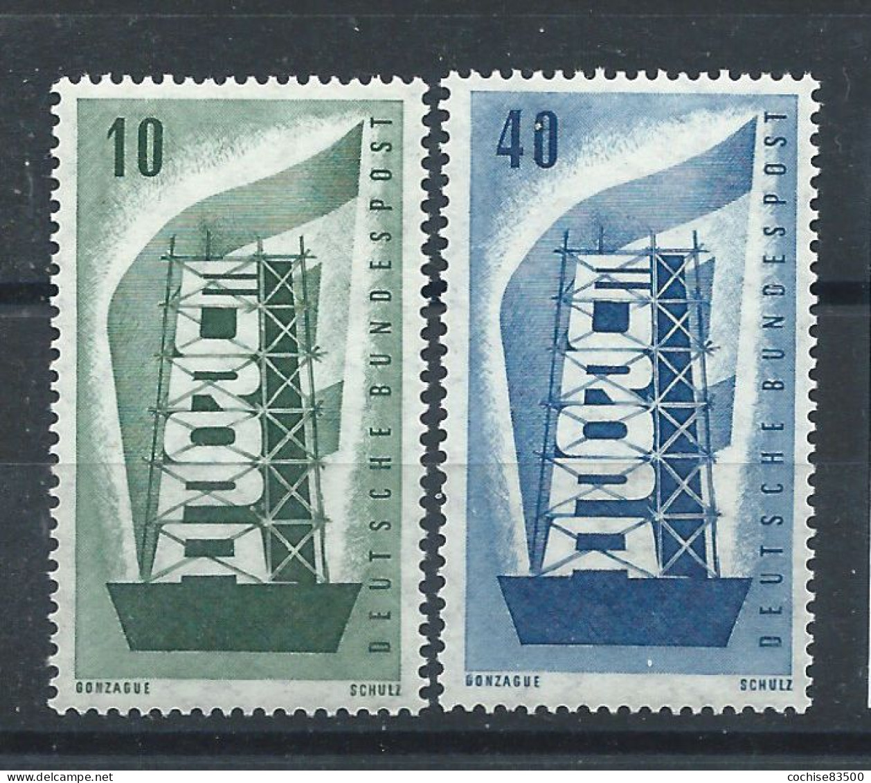 Allemagne RFA N°117/18** (MNH) 1956 - Europa - 1956