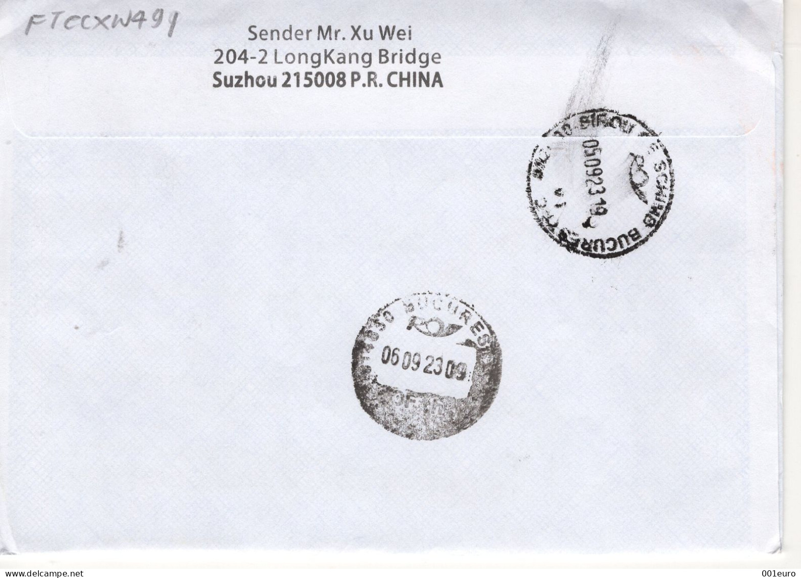 CHINA: INSECTS On Circulated Cover - Registered Shipping! - Usati