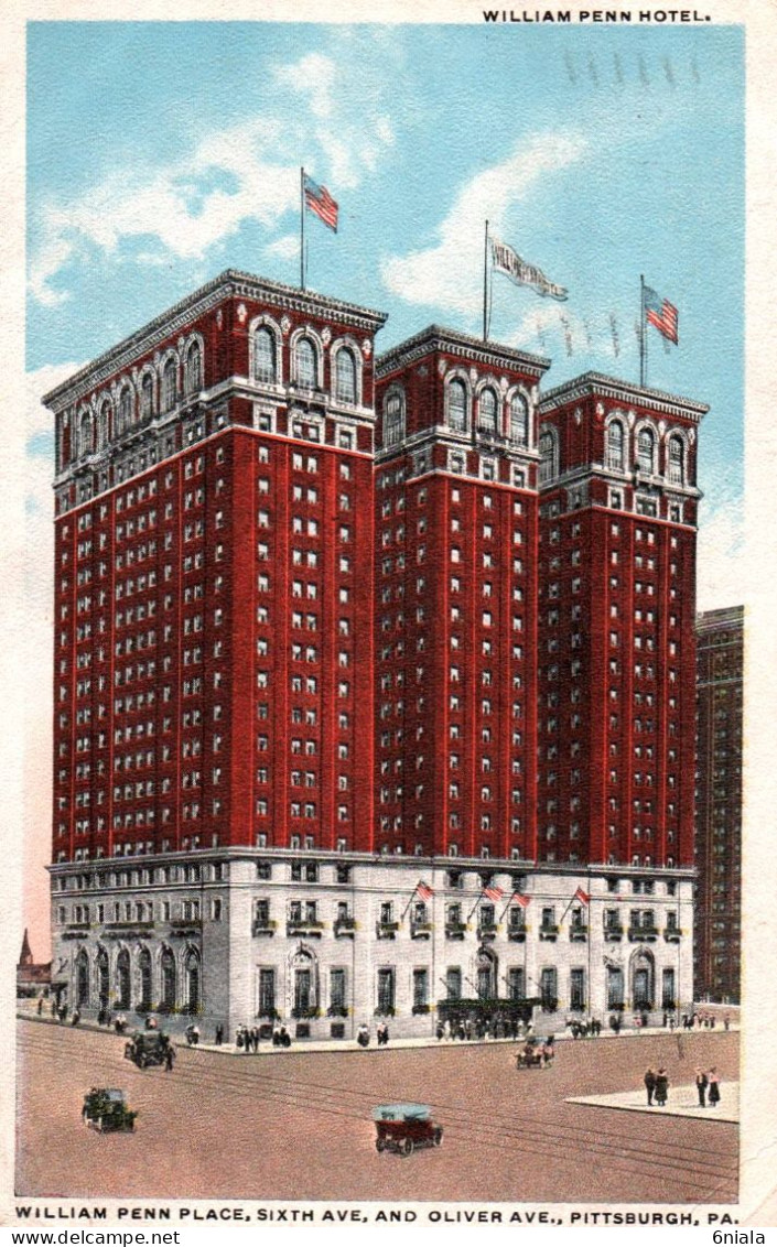 19681  PITTSBURGH  WILLIAM PENN PLACE   HOTEL  ( 2 Scans ) - Pittsburgh