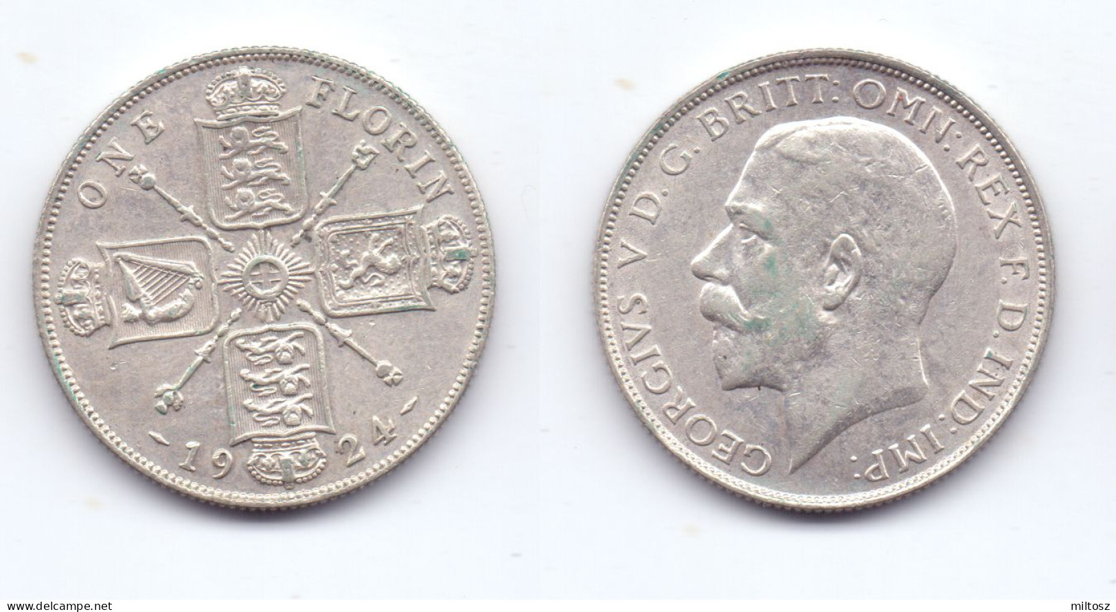 Great Britain 1 Florin 1924 - J. 1 Florin / 2 Schillings