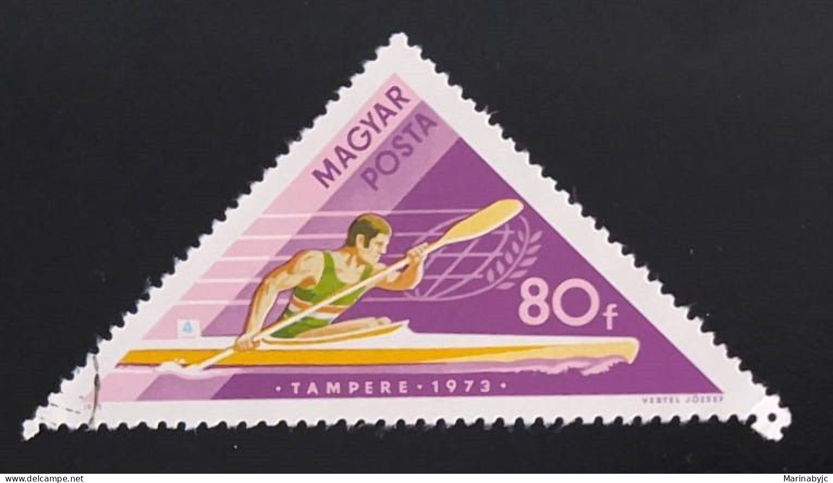 SD)1973, HUNGARY, SPORT, ROWING, USED - Sammlungen