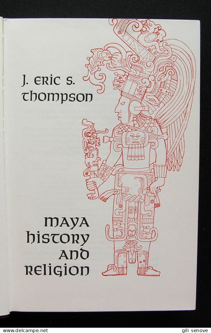 Maya History And Religion J. Eric S. Thompson 1970 - Culture