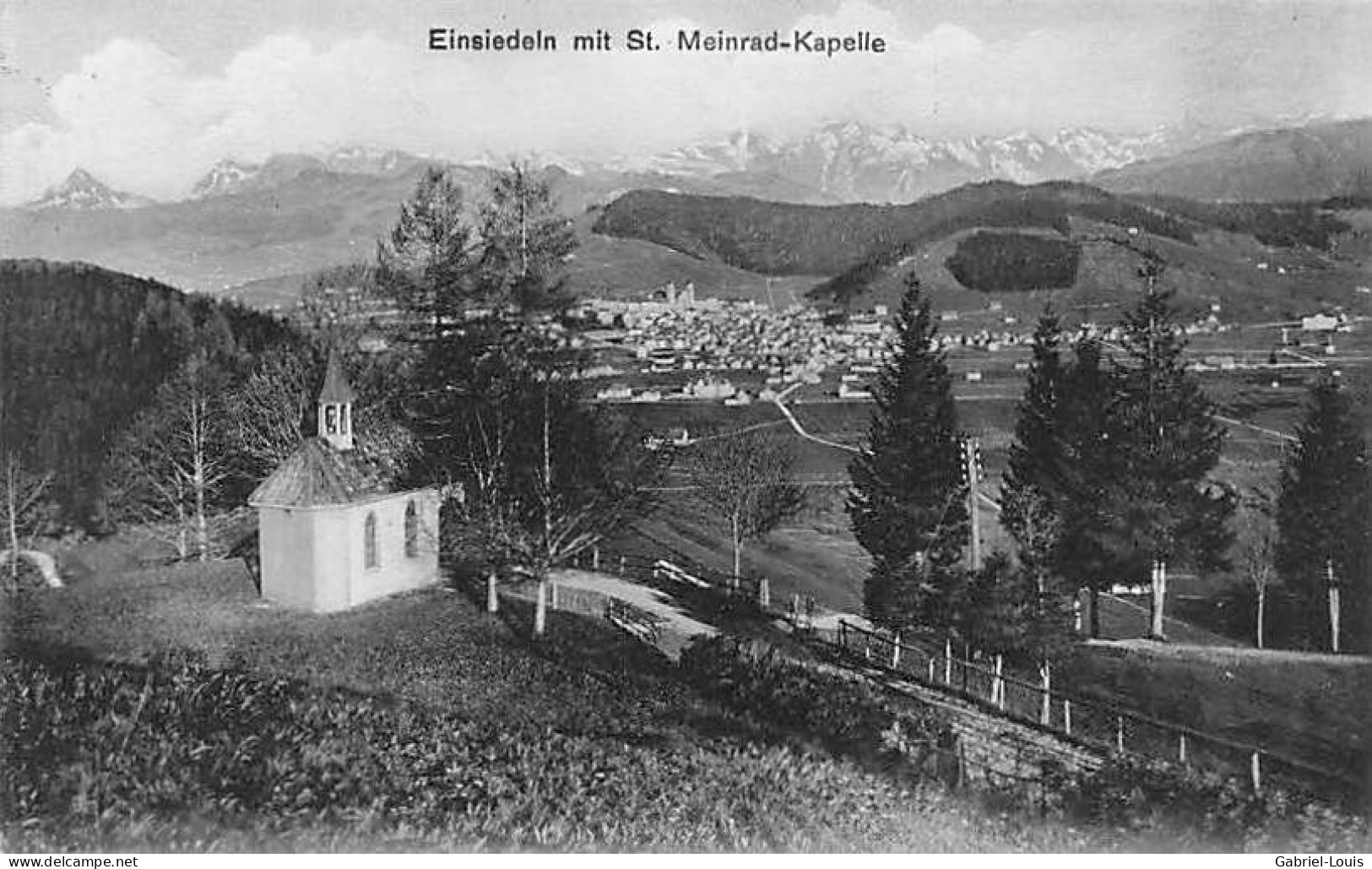 Einsiedeln Mit St. Meinrad-Kapelle 1912 - Einsiedeln