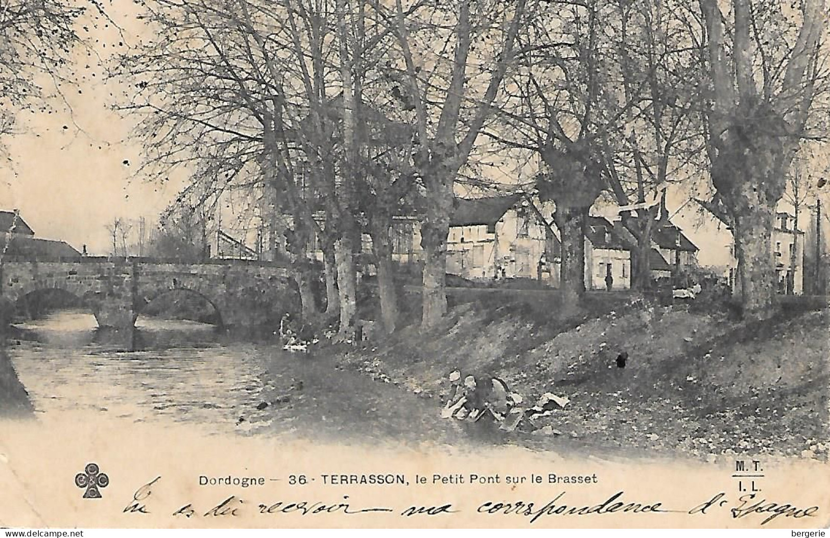 B/242                  24    Terrasson La Villedieu     -     Le Petit Pont Sur Le Brasset - Terrasson-la-Villedieu