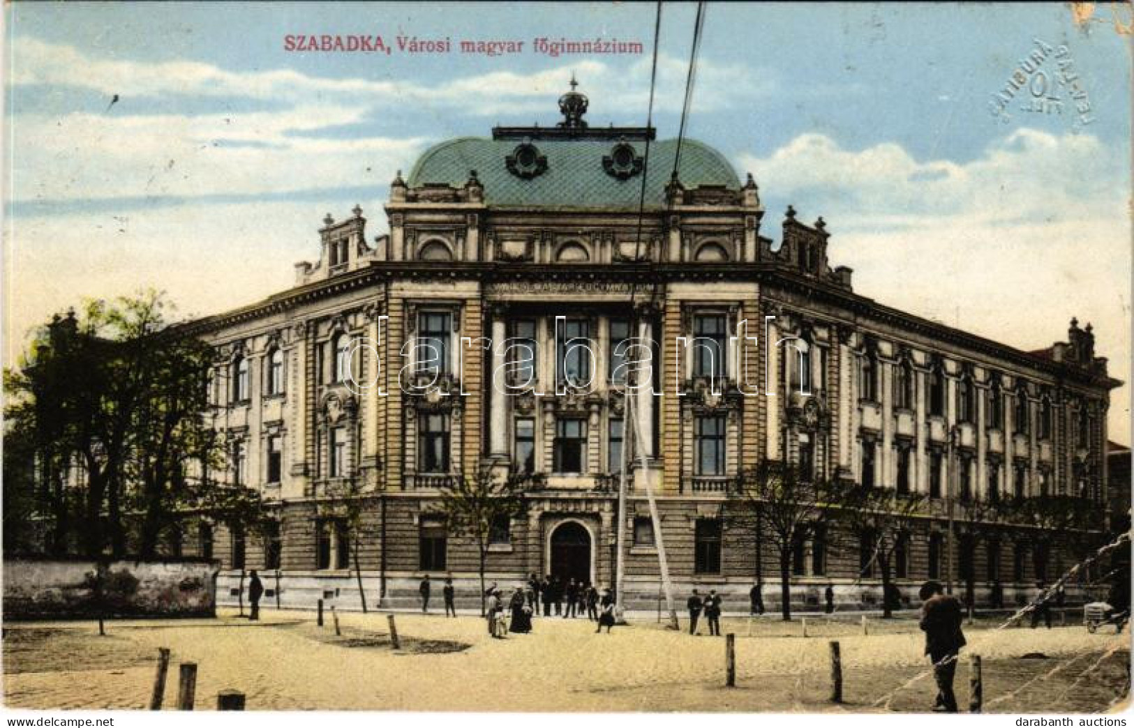 T3/T4 1914 Szabadka, Subotica; Városi Magyar Főgimnázium / Hungarian Grammar School (EB) - Non Classés