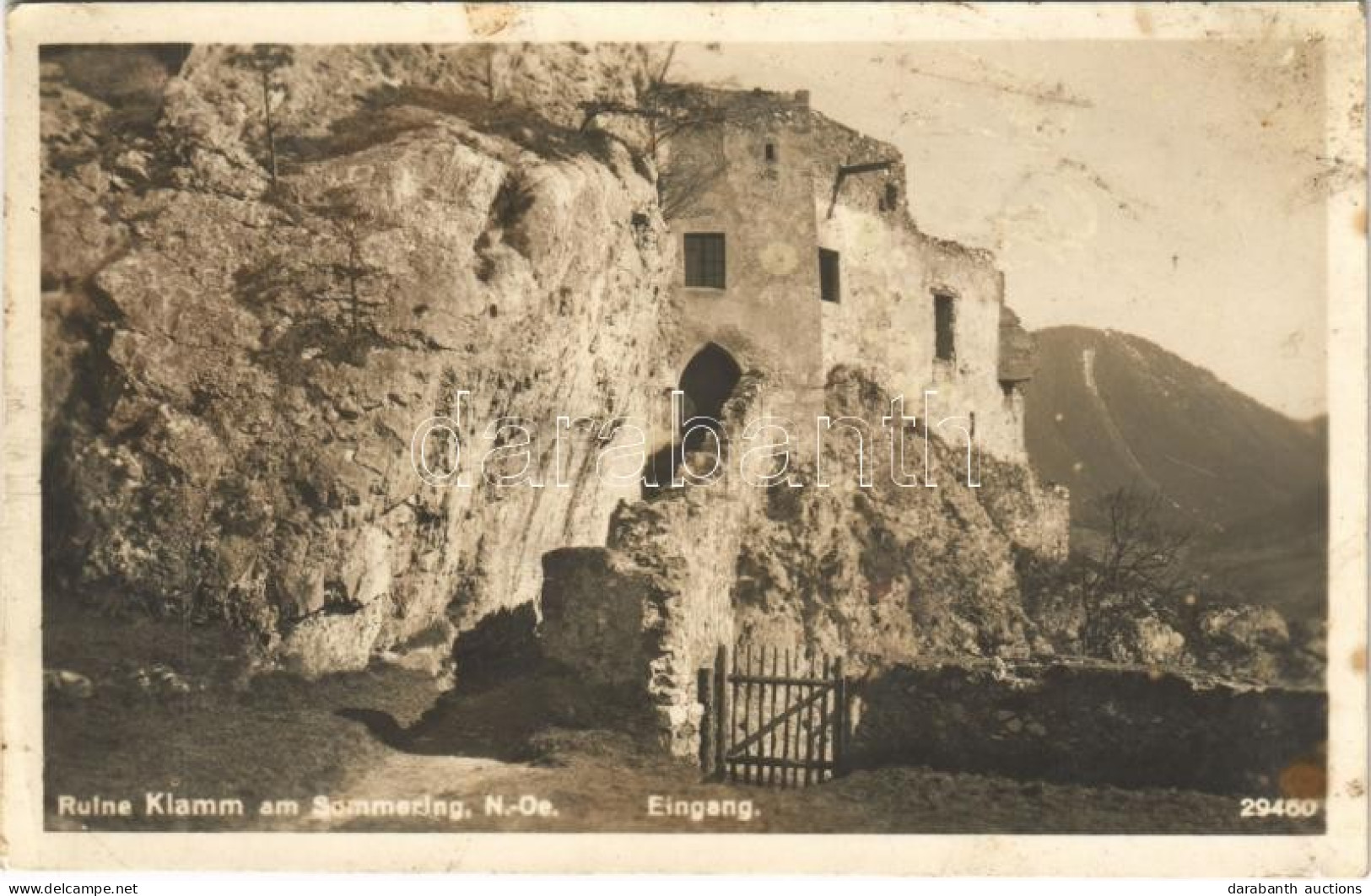 ** T3 Semmering, Ruine Klamm, Eingang / Castle Ruins, Entrance (fl) - Non Classés