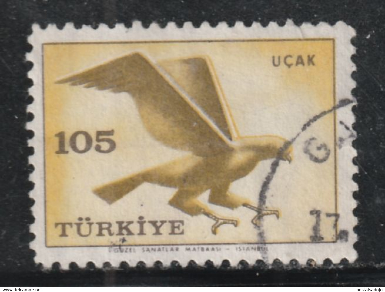 TURQUIE  966 // YVERT  42 (AÉRIEN) // 1959 - Luftpost