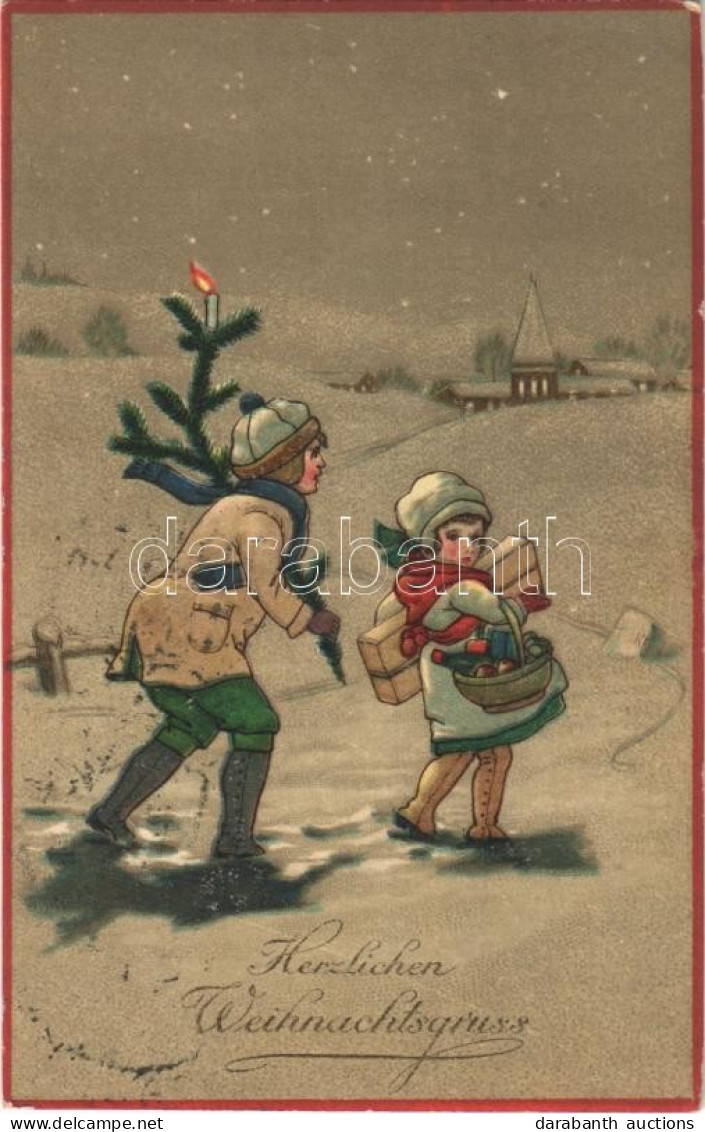 T2/T3 1921 Herzlichen Weihnachtsgruss / Christmas Greeting Art Postcard. SB Special 6217. Litho - Non Classés