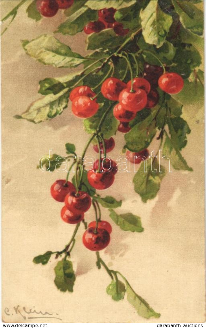 T2/T3 1914 Cherries. G.O.M. 1613. Litho S: C. Klein - Non Classificati