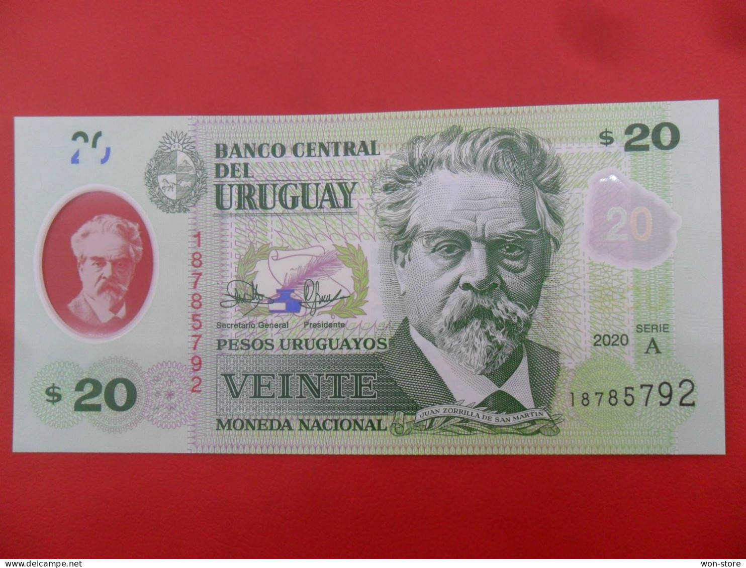 7662 - Uruguay  20 Pesos Uruguayos 2020 - Uruguay